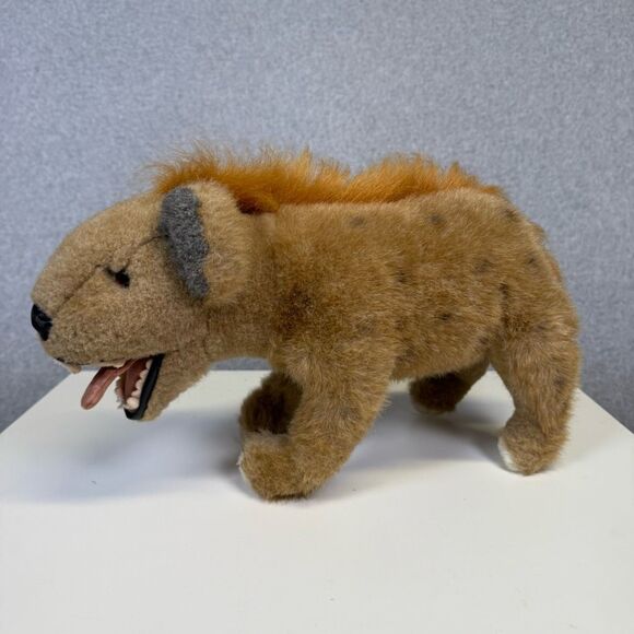 Vintage Discovery Channel Spotted Hyena Plush Stuffed Animal 2000 - Picture 1 of 9